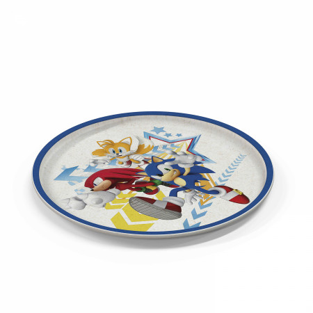 Sonic The Hedgehog Trio Pop Art Dinner Plate